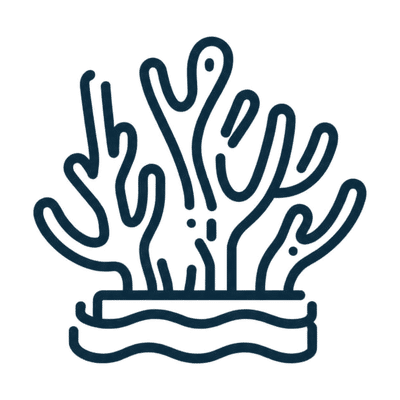 Coral branches symbol