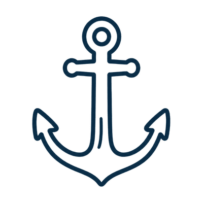 Anchor symbol representing stability